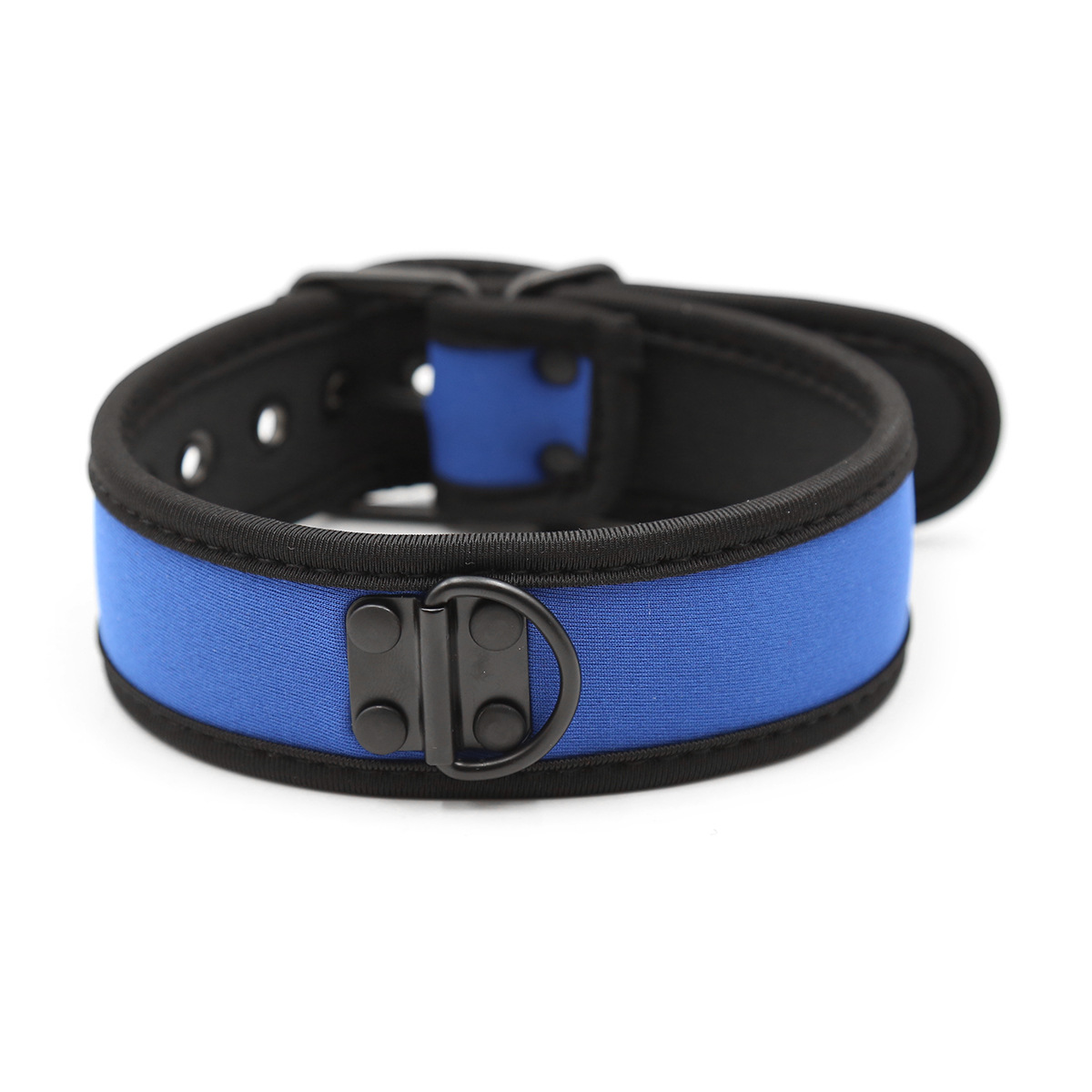 Puppy Play Halsband - Neopren Blau