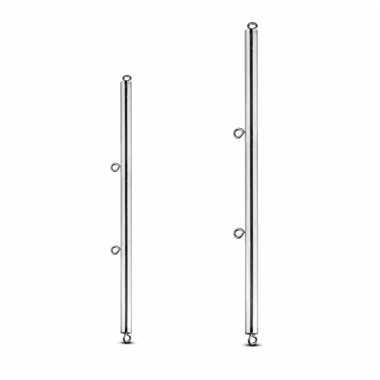 Spreizstange aus Aluminium mit vier Ringen – 60 cm