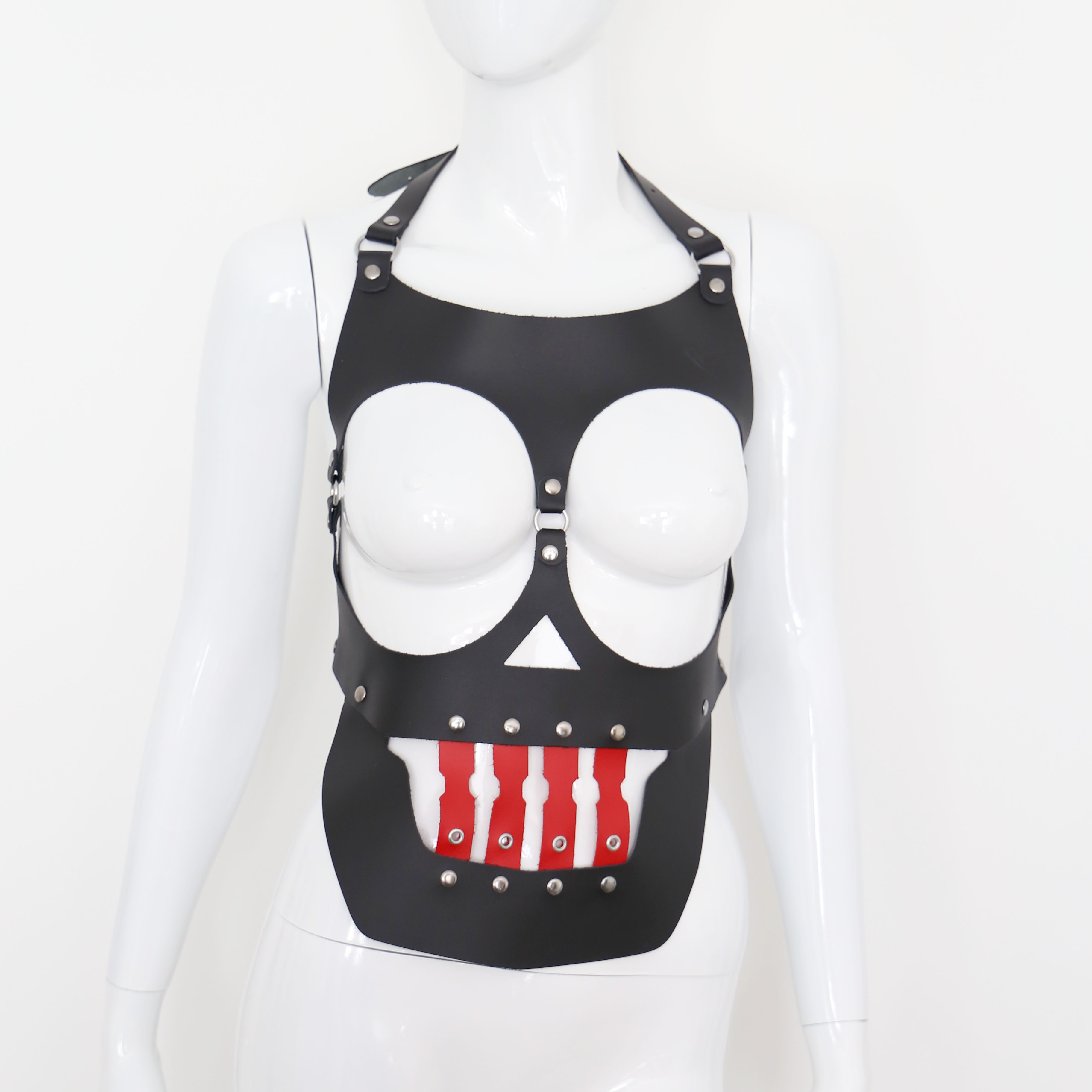 Body Skull Schwarz-Rot