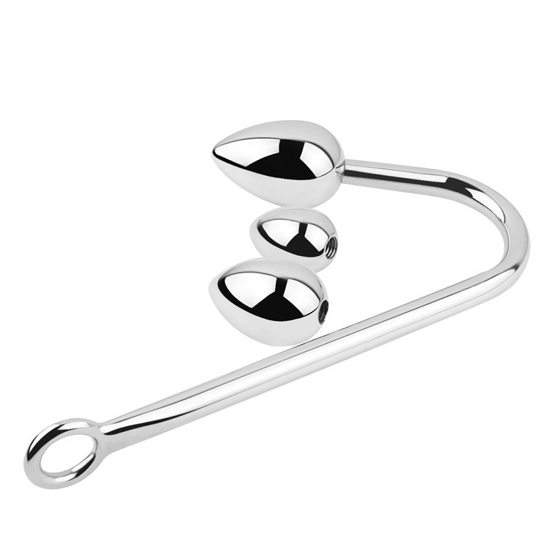 Bondage Hook aus Metall mit drei Kugeln