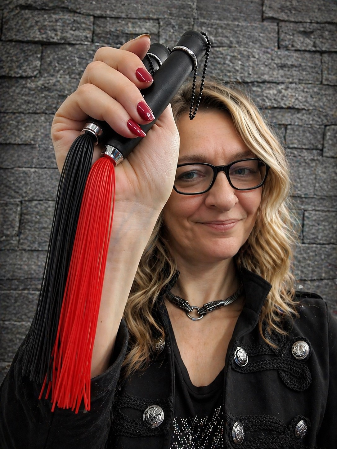 Mini-Silikonflogger in schwarz
