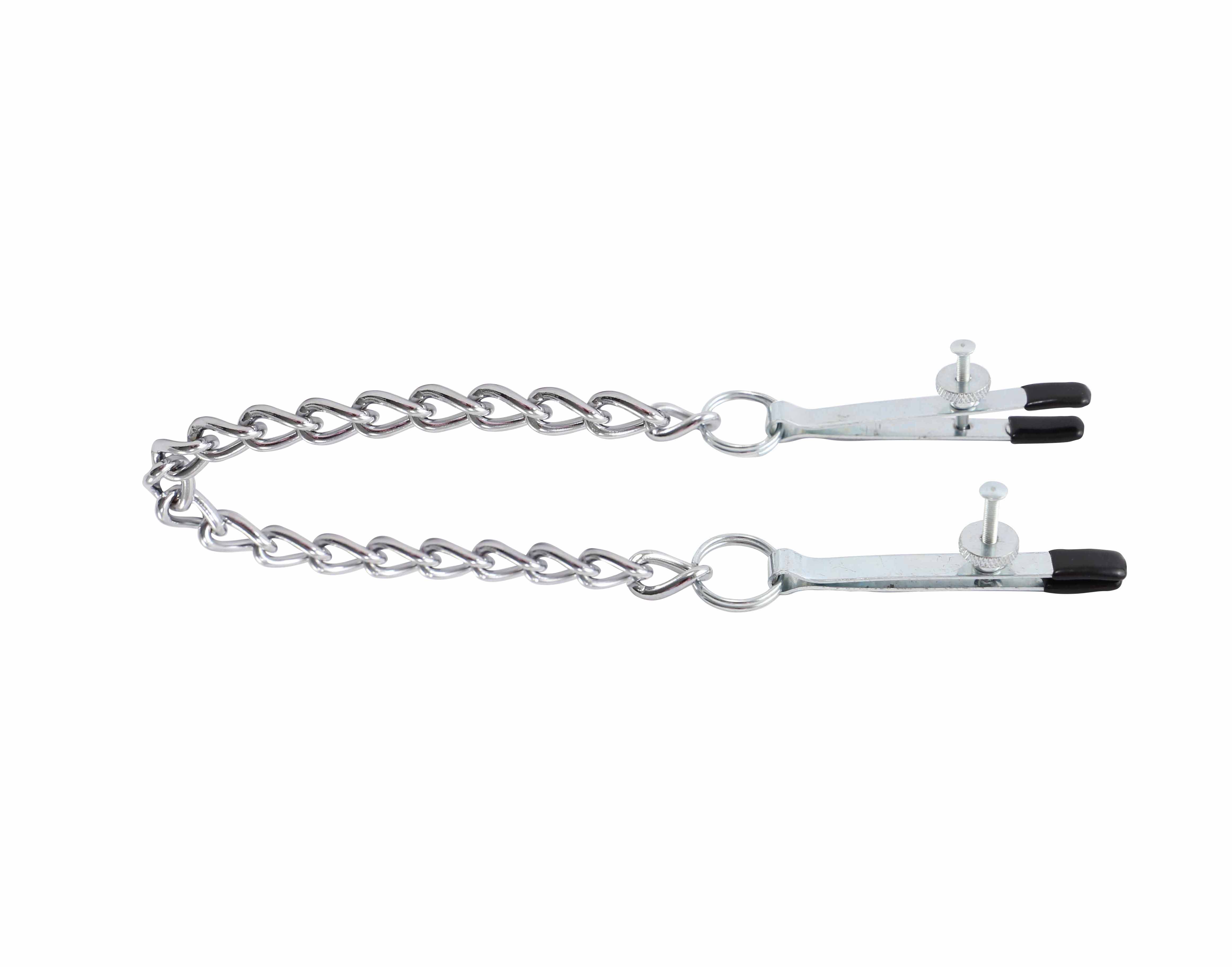 Nippel/Vagina Klammern mit Kette "Absolute Prof"