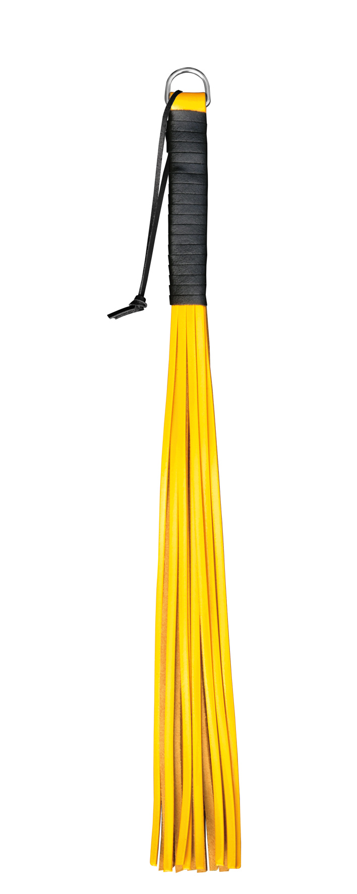 Leder Peitsche Susi gelb